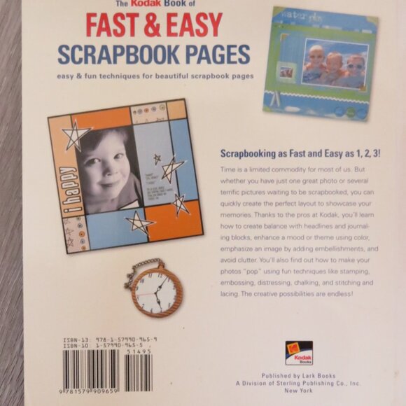 Fast & Easy Scrapbook Pages Kodak Softcover (K515) - Picture 2 of 6